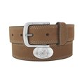 Zeppelinproducts ZeppelinProducts FSU-BOLPSCRZ-LBR-36 FSU Concho Crazyhorse Leather Belt; 36 Waist FSU-BOLPSCRZ-LBR-36